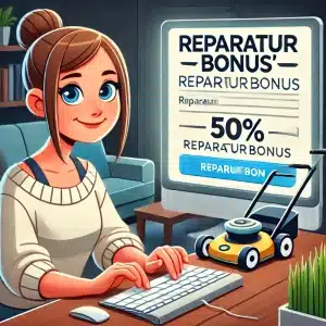 Rasenroboter Guru Reparaturbonus ausfuellen